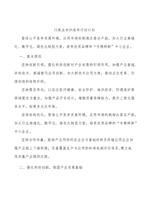 闪蒸法非织造布行动计划.docx