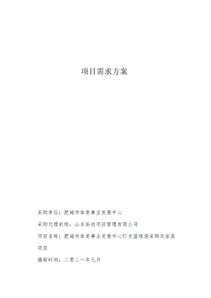 项目需求方案.docx