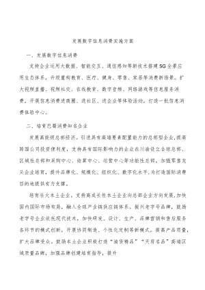 发展数字信息消费实施方案.docx