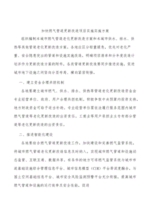 加快燃气管道更新改造项目实施实施方案.docx