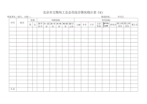 北京市文物局工会会员综合情况统计表（1）.docx