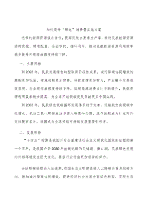 加快提升＂绿电＂消费量实施方案.docx