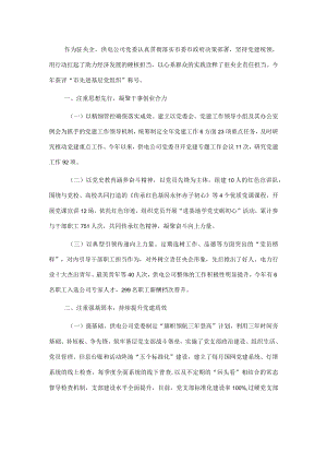 国企特色党建“三个注重”扛起助力经济发展责任担当交流汇报.docx