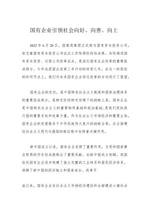 国有企业引领社会向好、向善、向上.docx