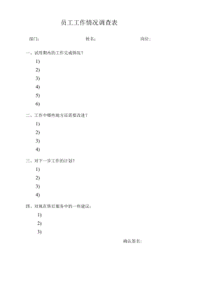员工工作情况调查表.docx