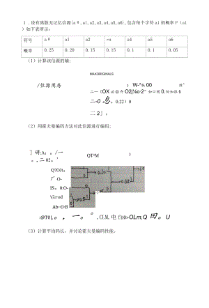 图像通信第三章课后习题.docx