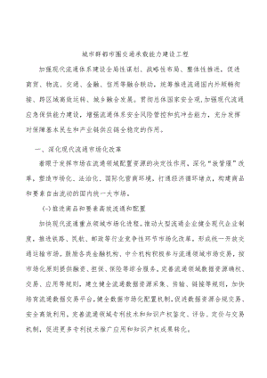 城市群都市圈交通承载能力建设工程.docx