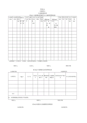 小流域调查表、坡面调查方法、水质水量监测方法.docx