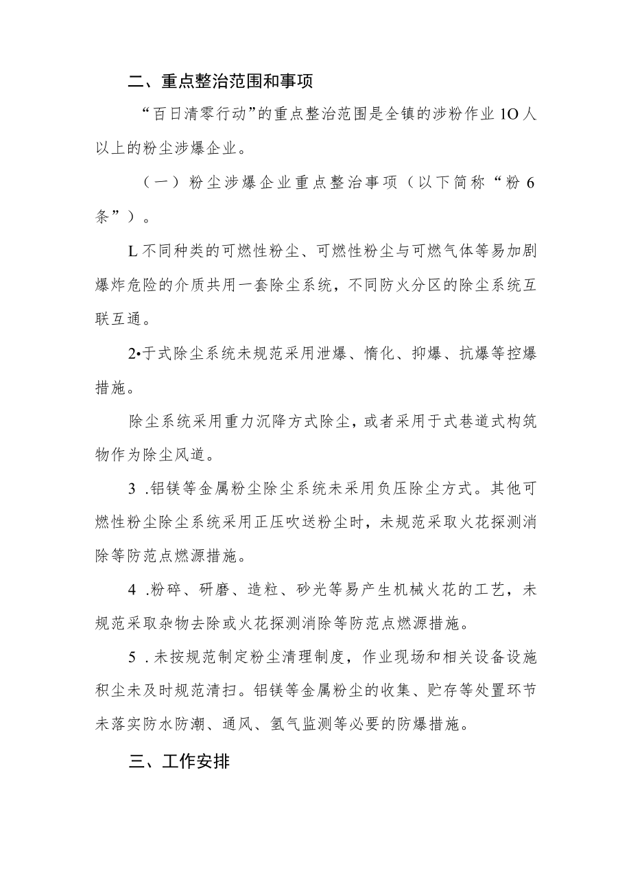 XX乡工贸行业安全生产专项整治“百日清零行动”工作方案.docx_第2页