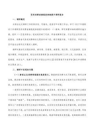 促进消费者满意度持续提升调研报告.docx