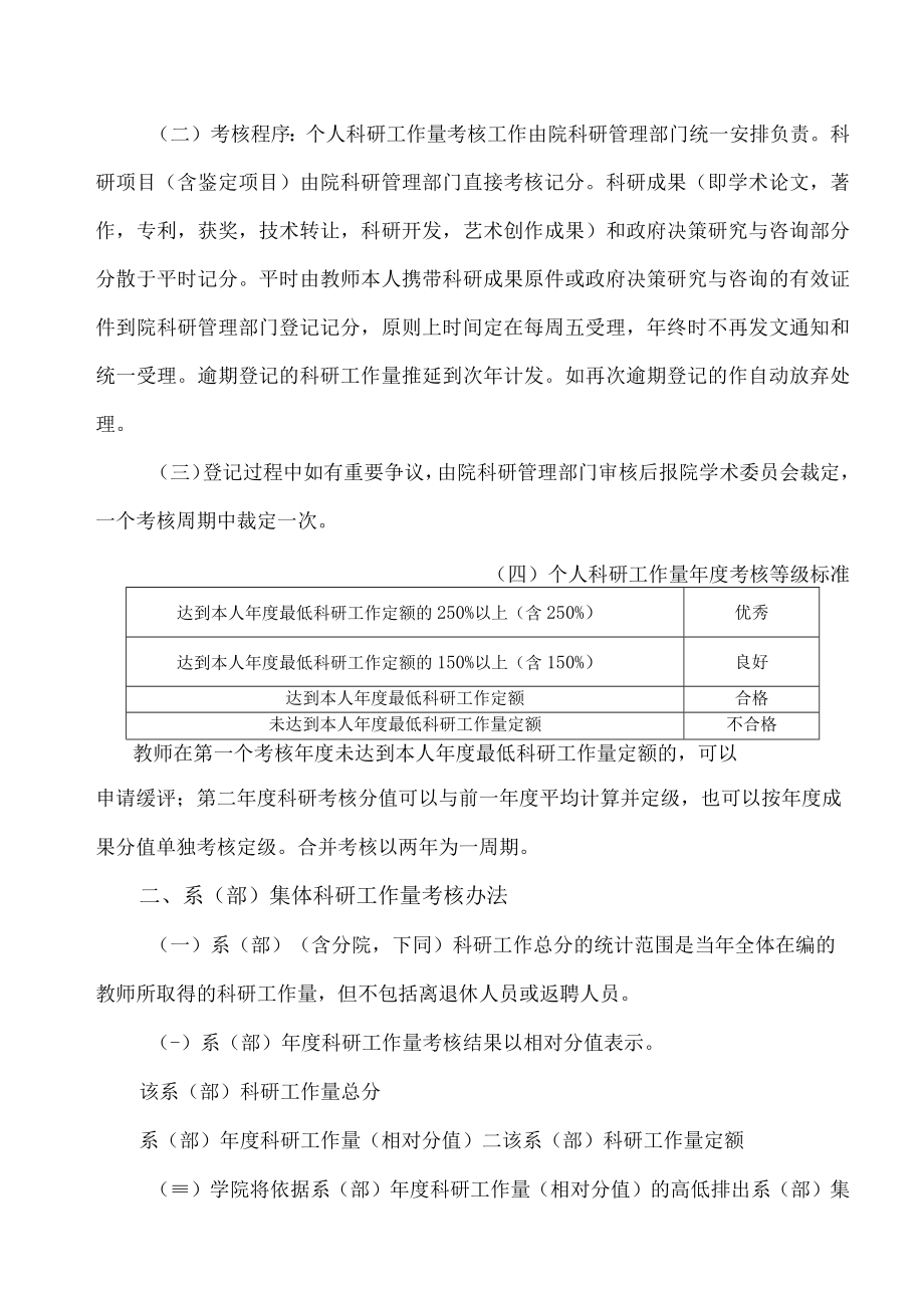 XX警官职业学院教师科研工作量考核管理办法.docx_第3页
