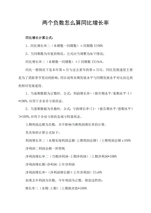 两个负数怎么算同比增长率.docx