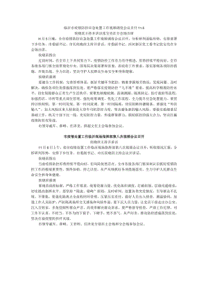 临沂市疫情防控应急处置工作视频调度会议召开11.docx