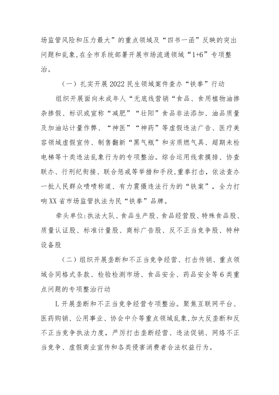 2022年常态化扫黑除恶斗争暨市场流通领域“1+6”专项整治实施方案.docx_第2页