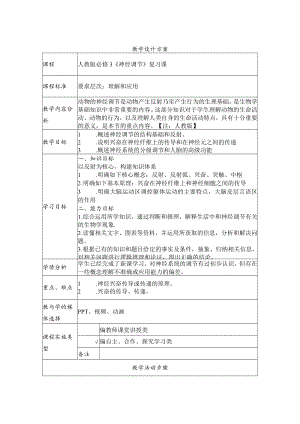 《神经调节》教学设计.docx