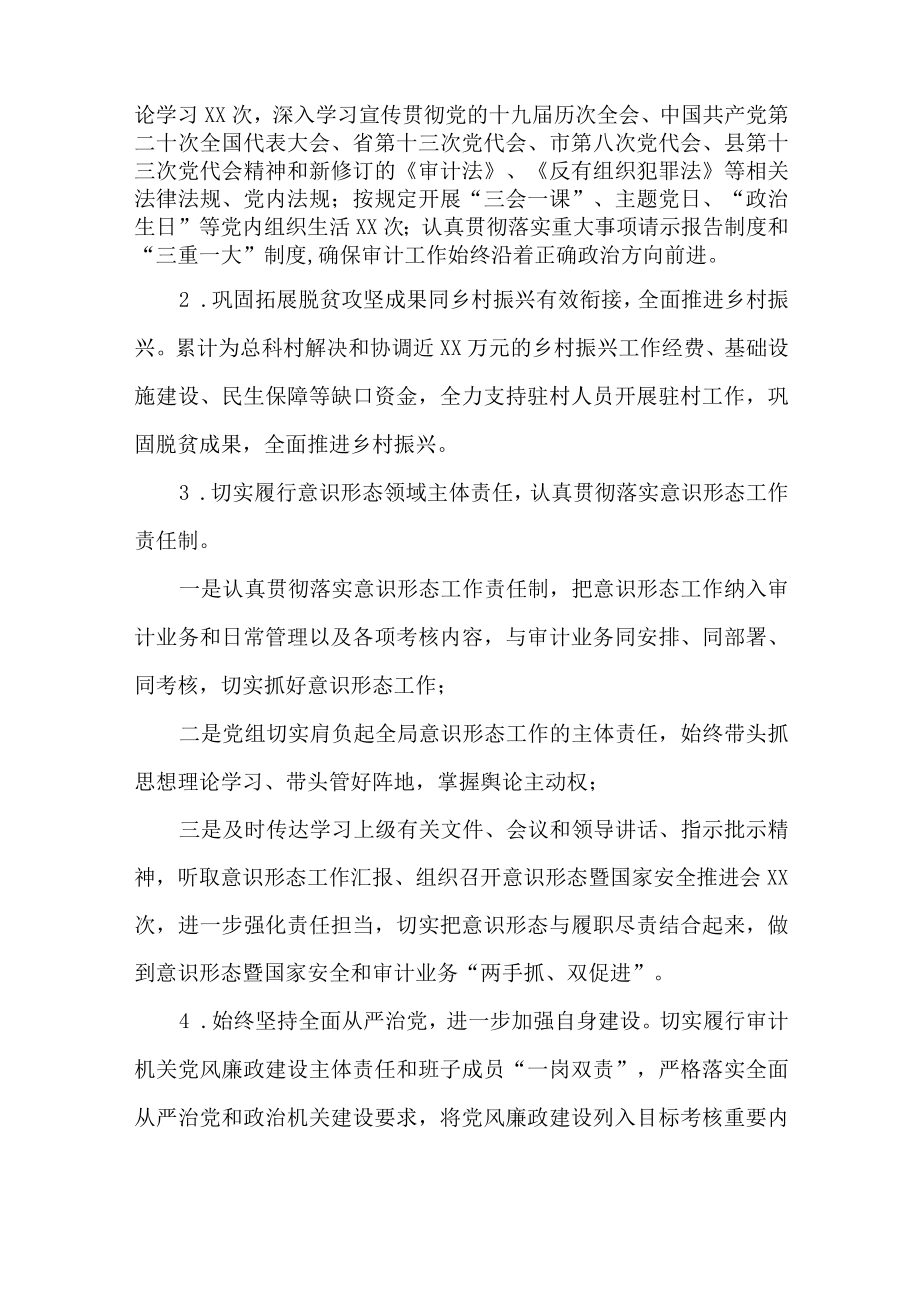 2篇审计局2022年工作总结和2023年重点工作谋划.docx_第2页