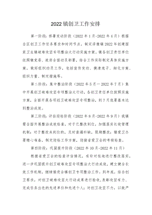 2022镇创卫工作安排.docx