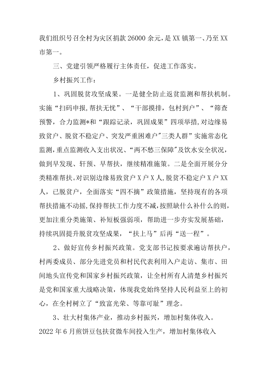 2022年度村党支部书记述职报告2篇.docx_第3页