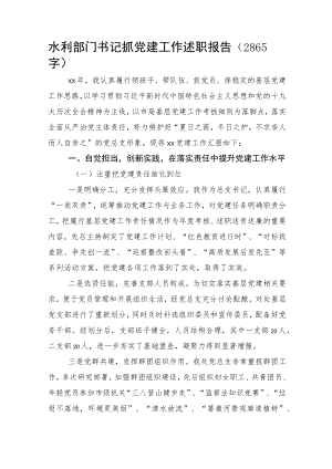 书记抓党建工作述职报告.docx