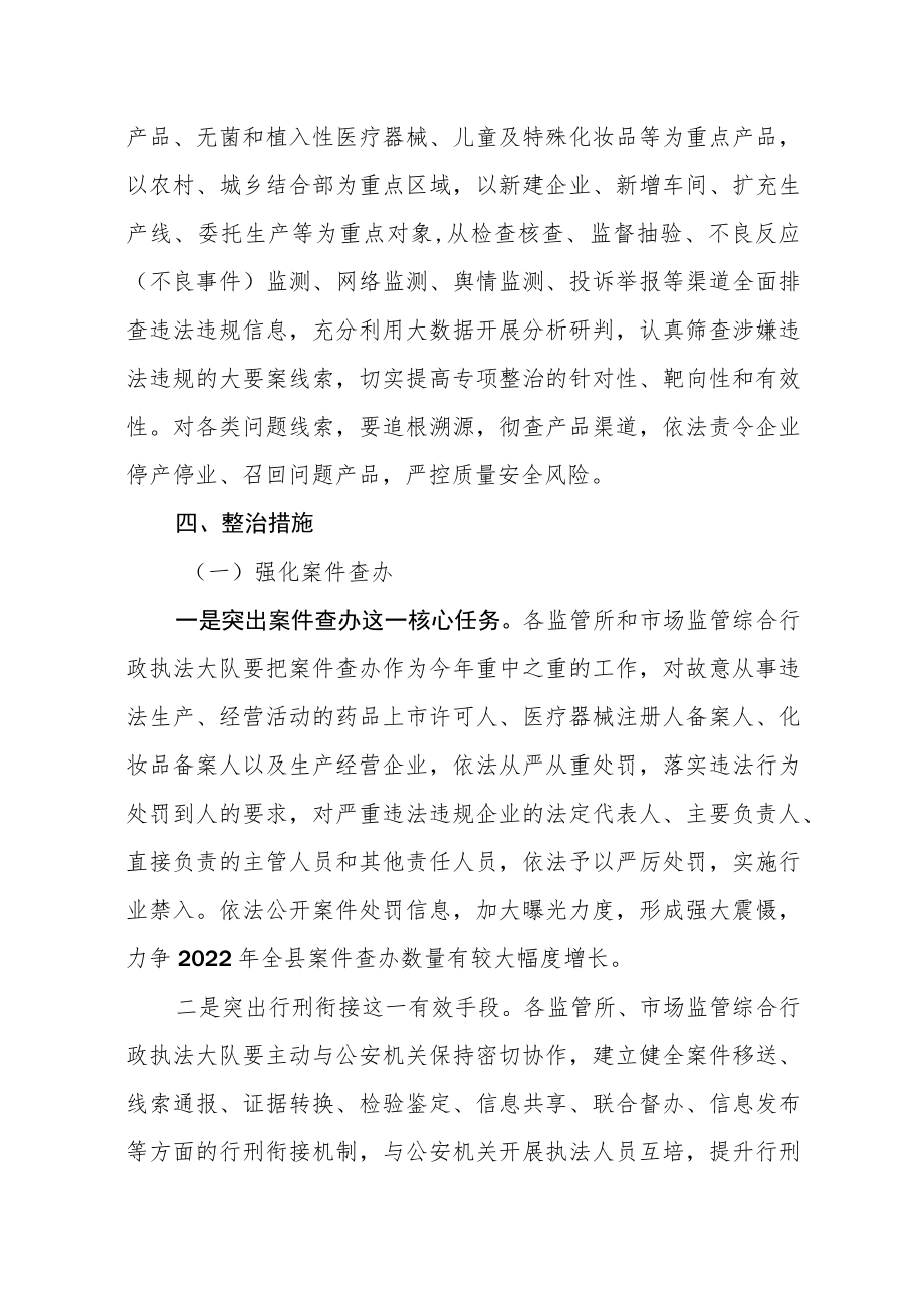 XX县药品安全专项整治行动方案.docx_第3页