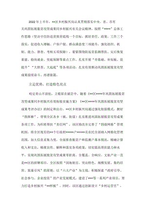 2022年上半年工作综述（乡村振兴局）.docx