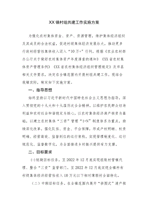 XX镇村组共建工作实施方案.docx