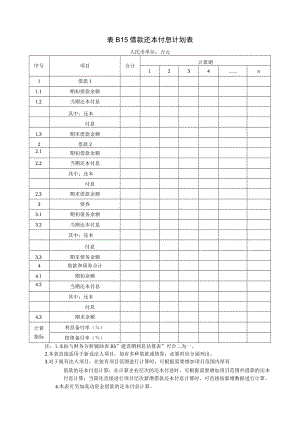 借款还本付息计划表 .docx