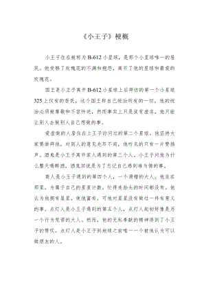 《小王子》梗概.docx