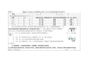 2022年大连市公开招聘事业单位工作人员笔试疫情防控承诺书.docx
