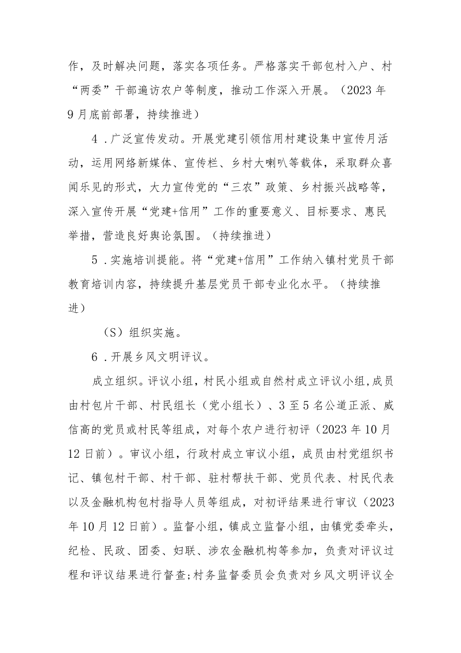 XX镇党建引领信用村建设工作年度实施方案.docx_第3页