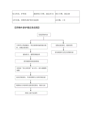 2022年9月《药物外渗护理应急流程》.docx