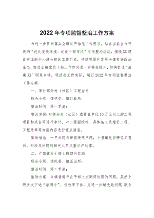 2022年专项监督整治工作方案.docx