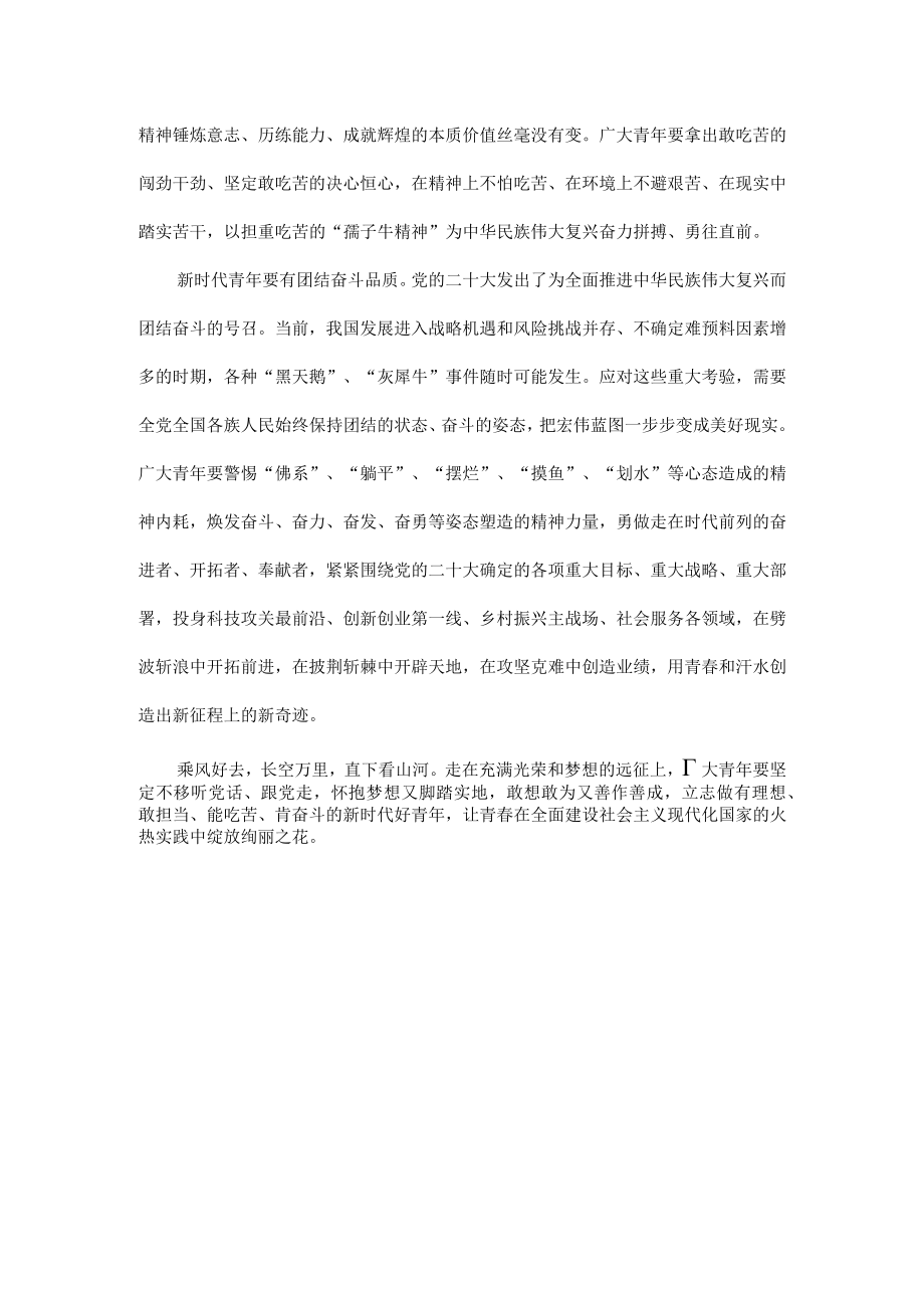 争做有理想、敢担当、能吃苦、肯奋斗的新时代好青年.docx_第3页