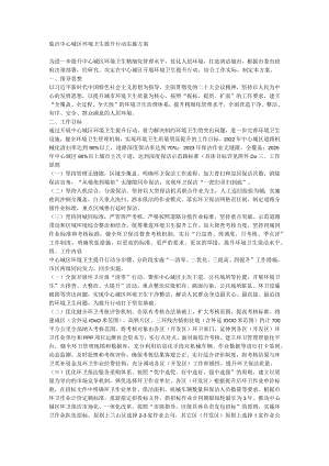 临沂中心城区环境卫生提升行动实施方案.docx