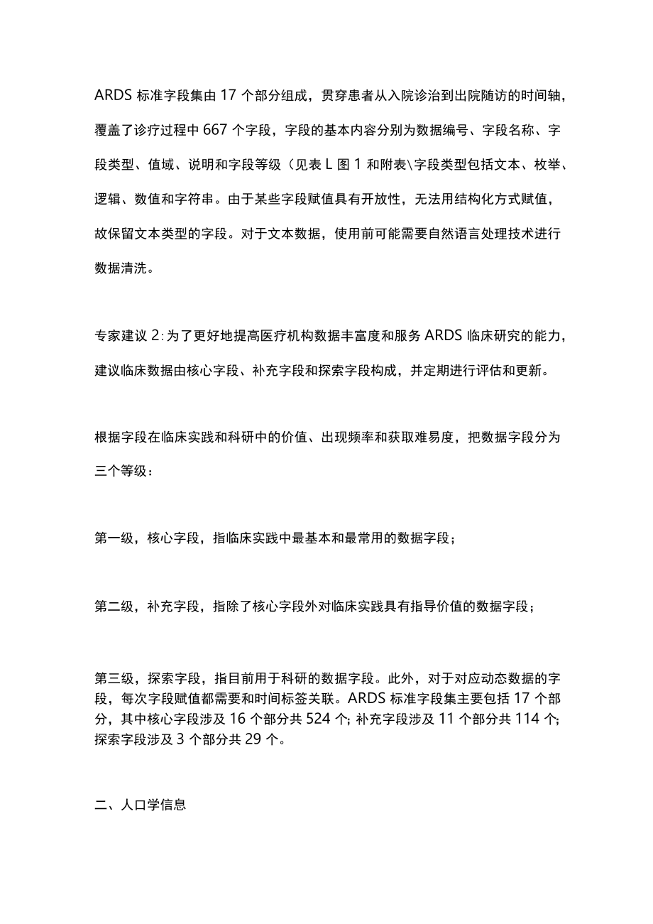 2022ARDS 数据库标准字段集专家共识(完整版).docx_第2页