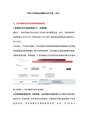 2022内异症诊治难题及应对方案（全文）.docx