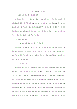 班主任初中工作总结.docx