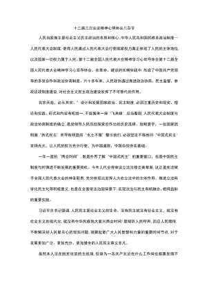 十二届三次会议精神心得体会八百字.docx