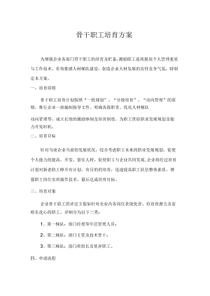 (完整版)骨干员工培养方案.docx