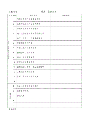 1 燃气工程监督交底检查表.docx
