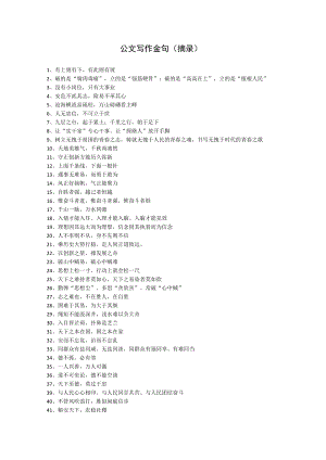 公文写作金句（摘录）.docx