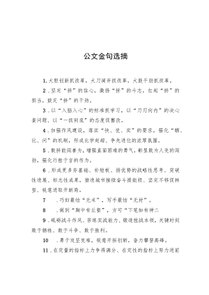 公文金句选摘.docx