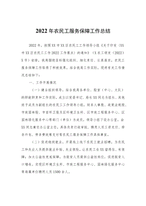 农民工服务保障工作总结.docx