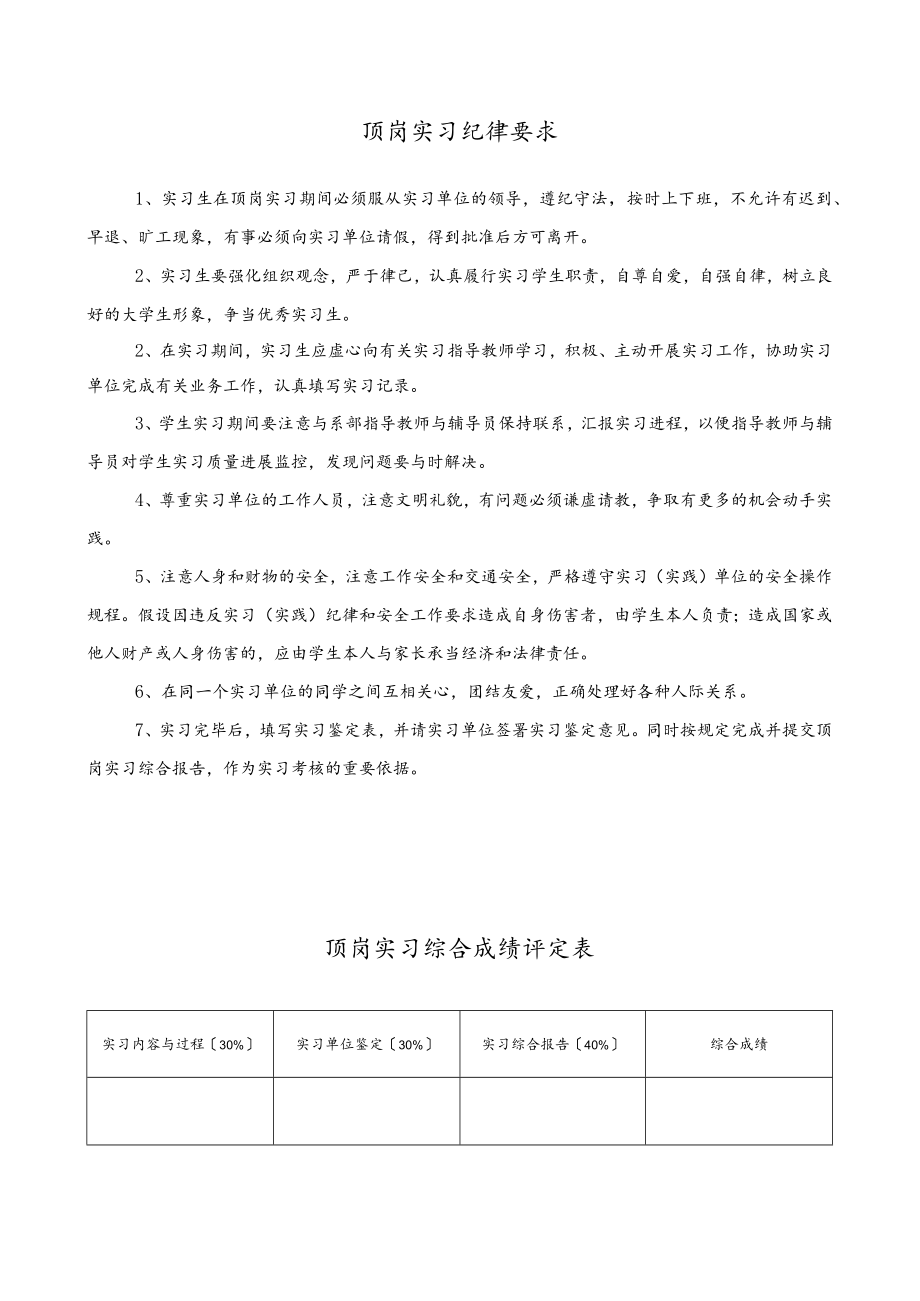 化工系09级顶岗实习手册.docx_第2页