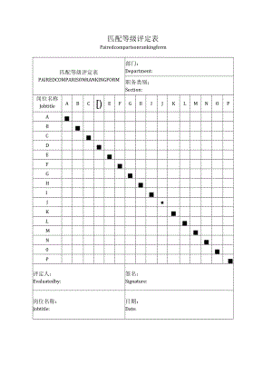 匹配等级评定表.docx