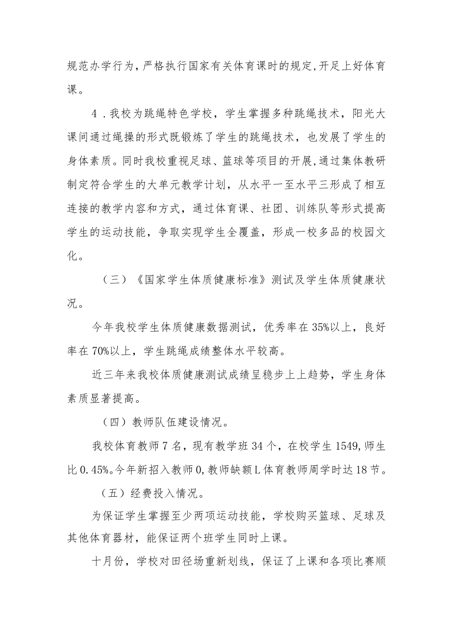 小学体育工作年度报告.docx_第3页