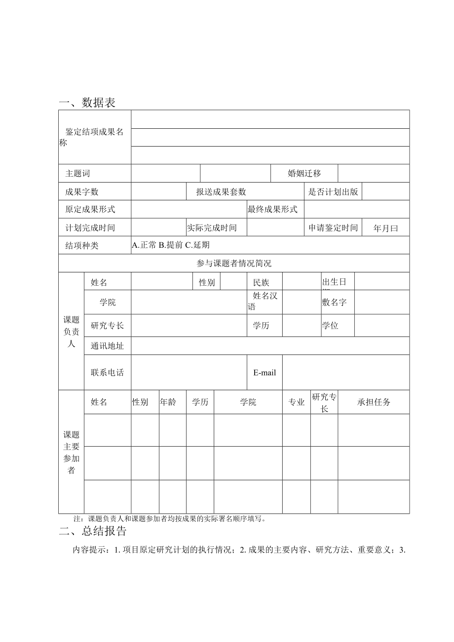 XX大学XX基金科研项目结项审批书.docx_第3页