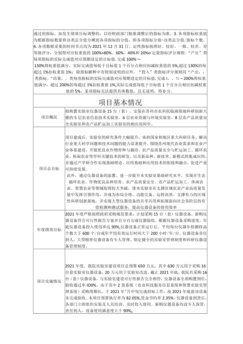 苏州市级财政支出项目绩效自评价报告.docx_第3页