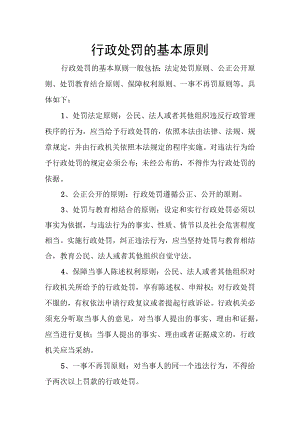 行政处罚的基本原则.docx