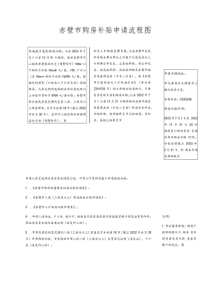 赤壁市购房补贴申请流程图.docx
